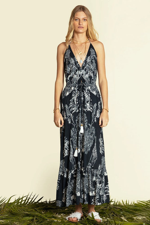 Limpopo Hilo Dress Navy